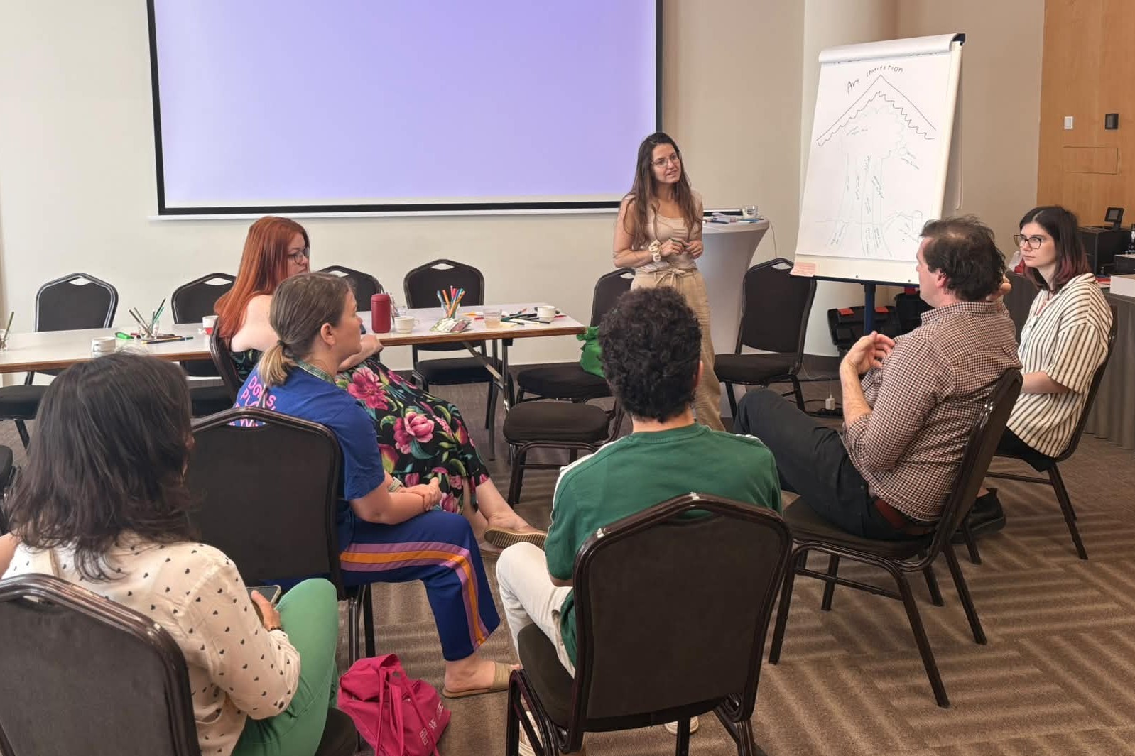 Diskuse na setkání Partnership Building Activity