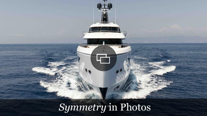 Interiér jachty Symmetry