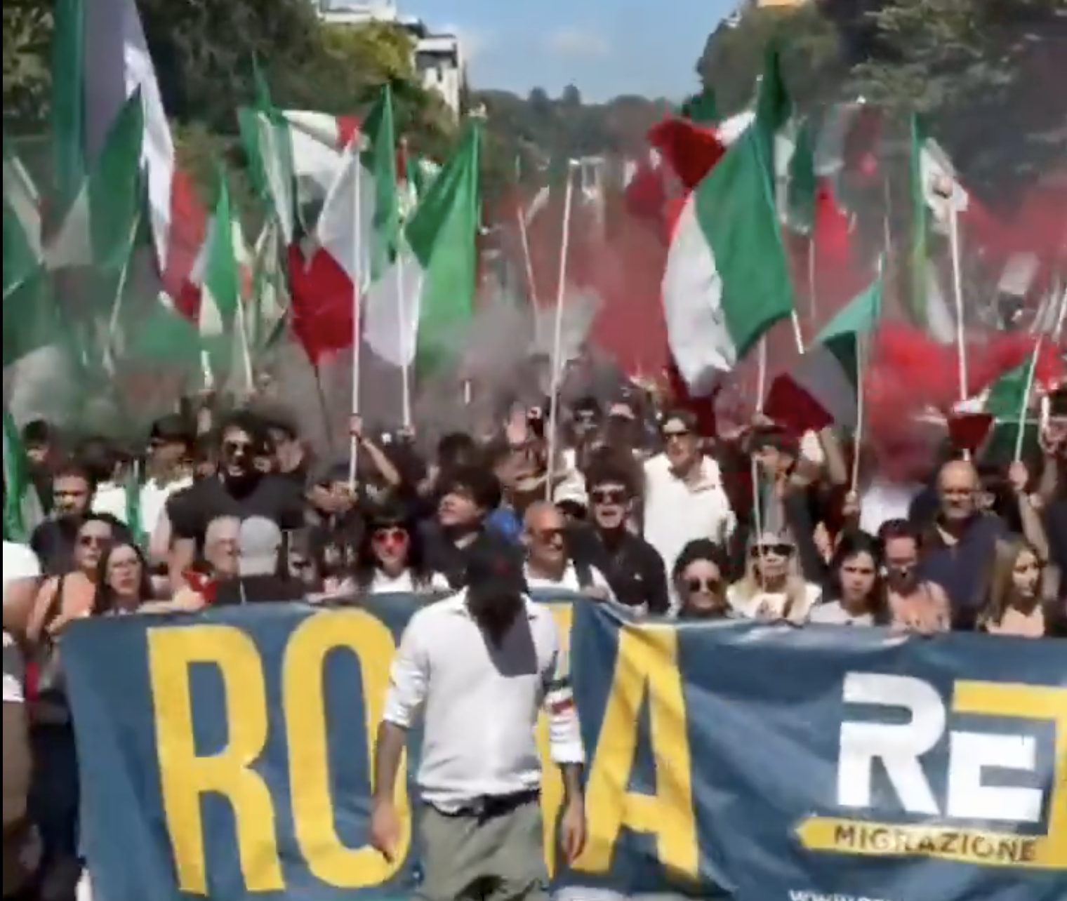 Itálie: Tisíce protestujících požadují remigraci v Římě